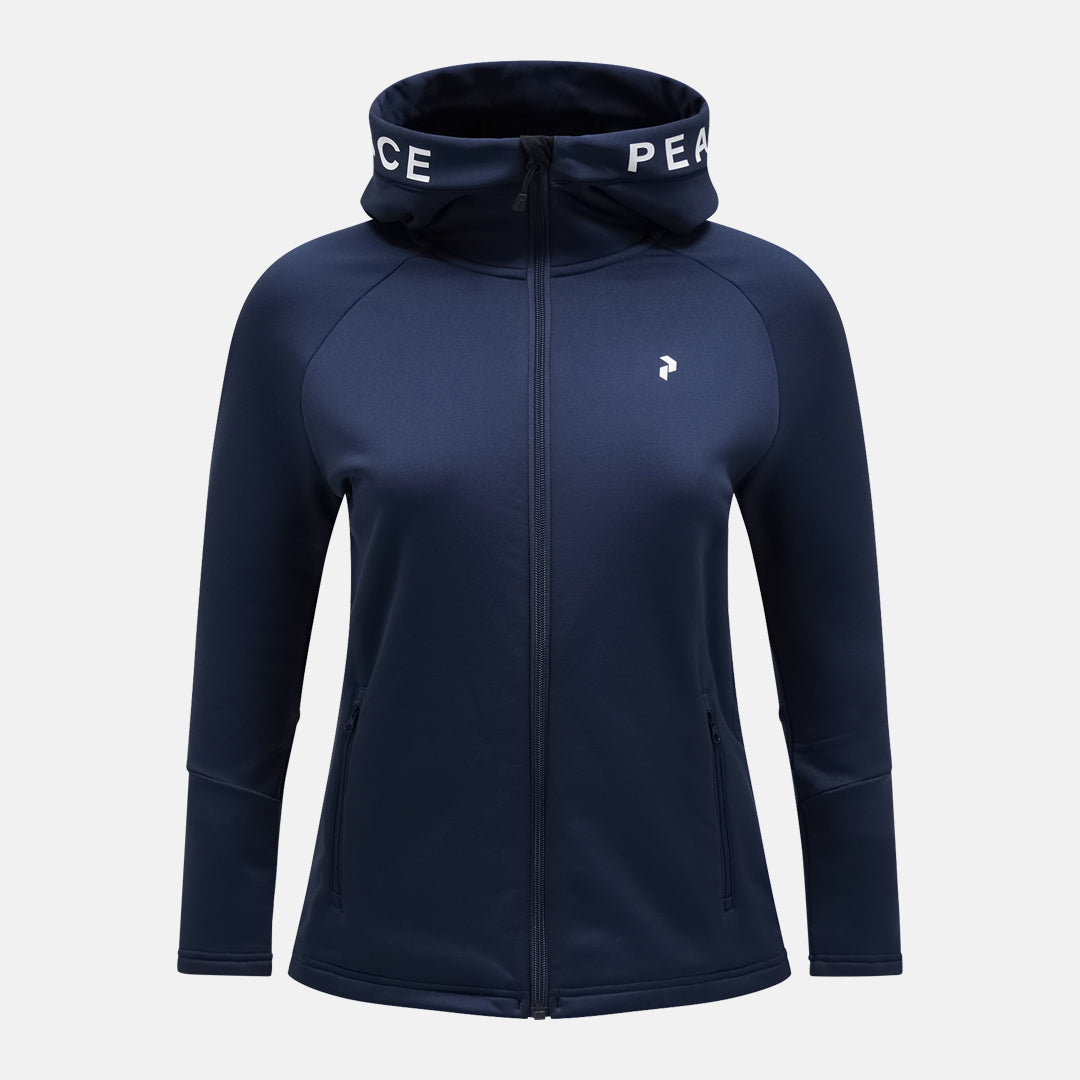 W Rider Zip Hood-BLUE SHADOW-BLUE SHADOW