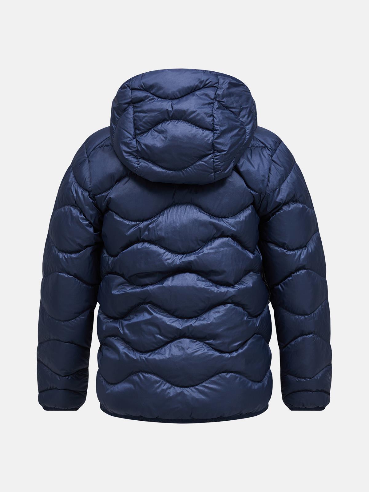 Jr Helium Down Hood Jacke-BLUE SHADOW