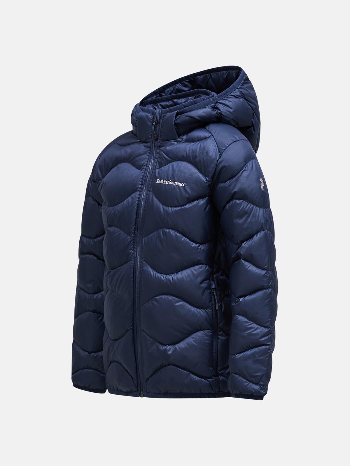 Jr Helium Down Hood Jacke-BLUE SHADOW
