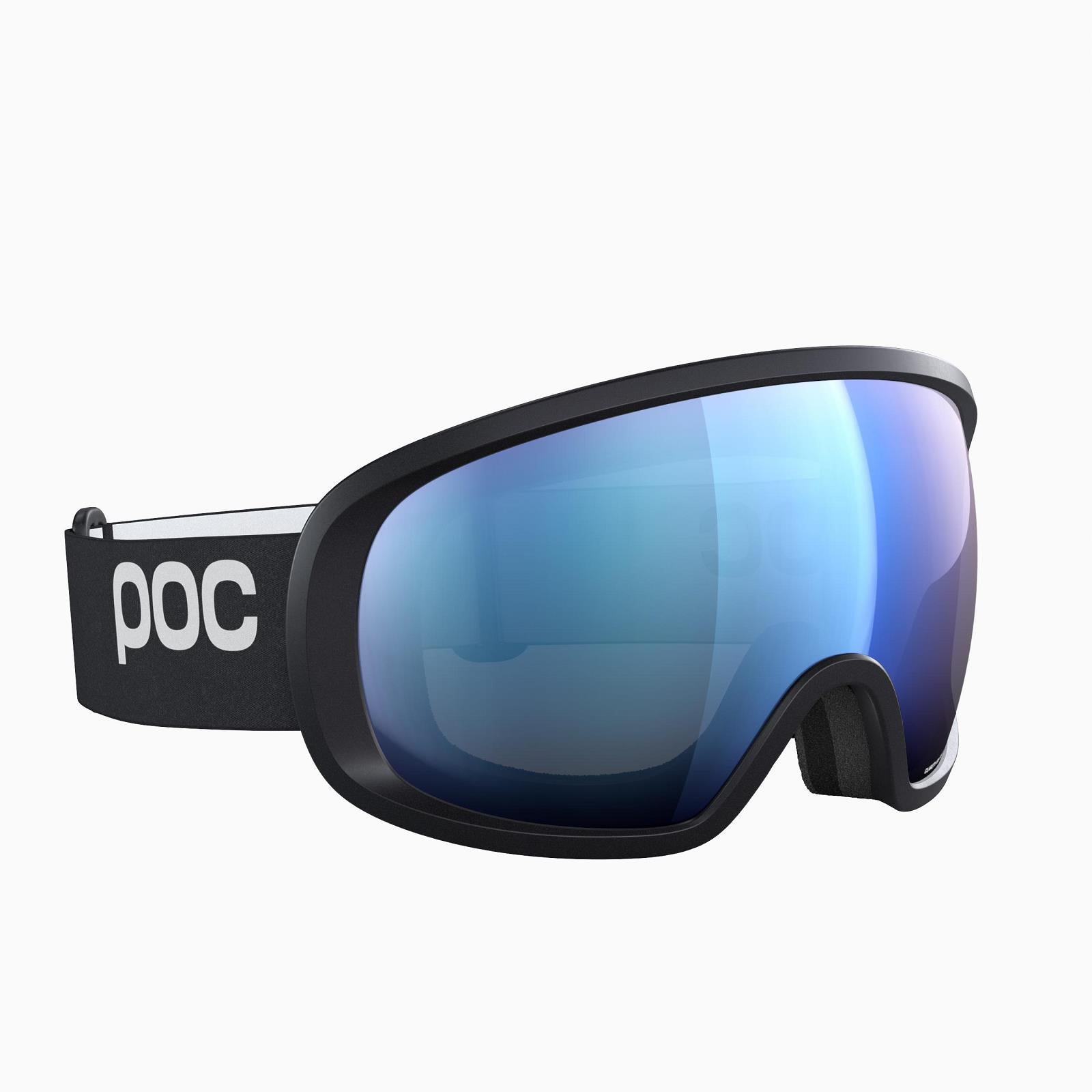 POC FOVEA URANIUM BLACK / PARTLY SUNNY BLUE
