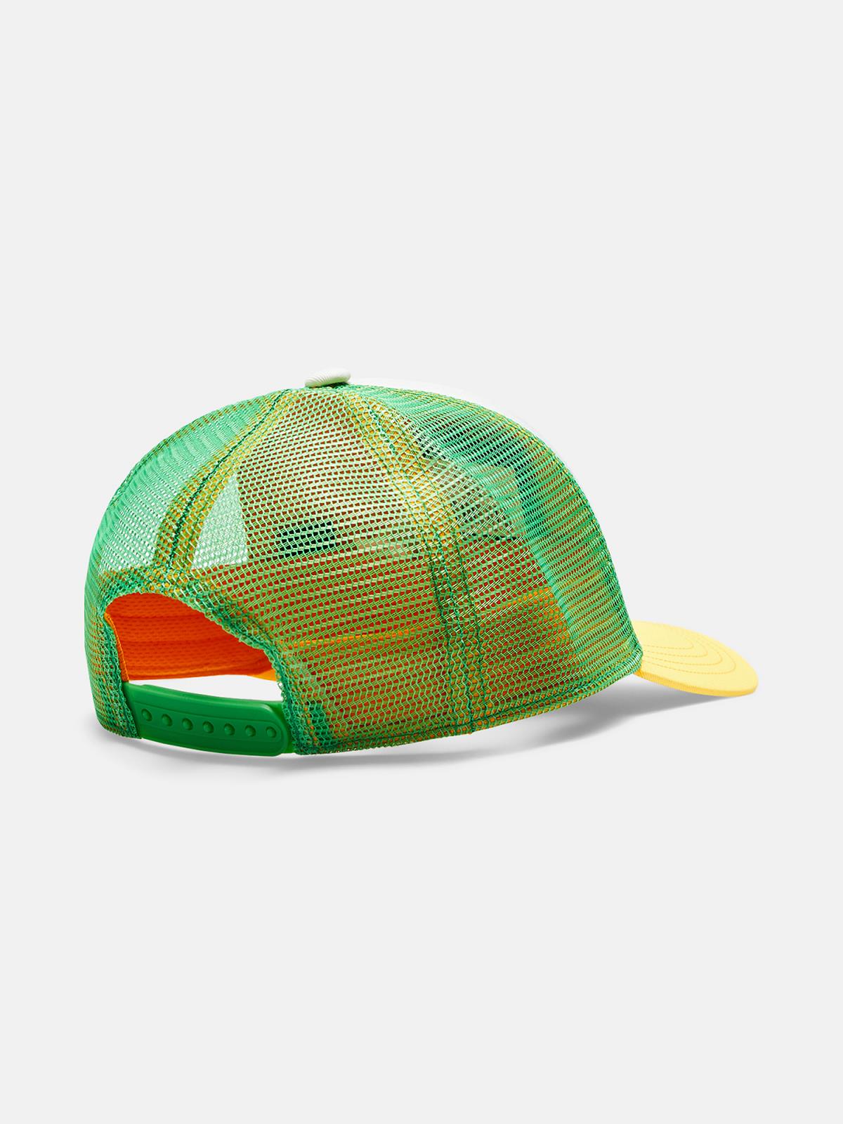 PP Trucker Cap-BLAZING ORANGE-VINTAGE WH