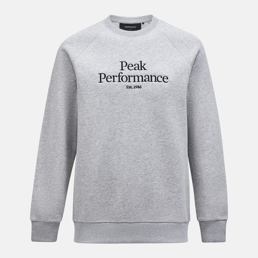 M Original Crew-MED GREY MELANGE-BLACK
