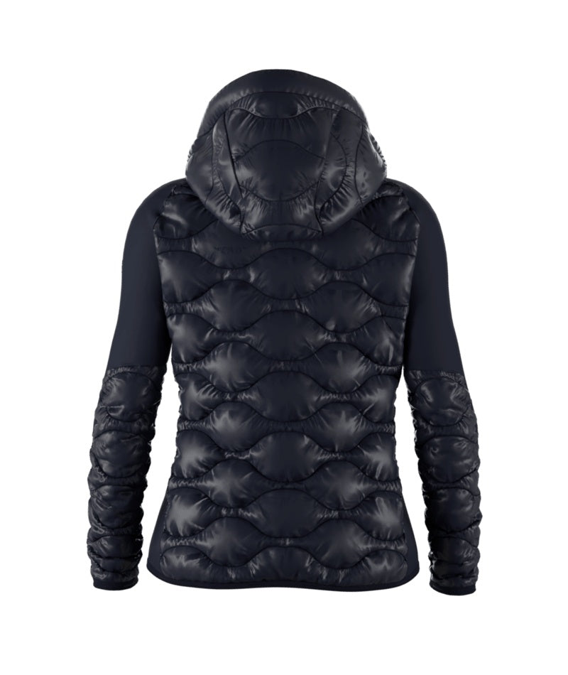 W Helium Down Hybrid Hood-BLUE SHADOW