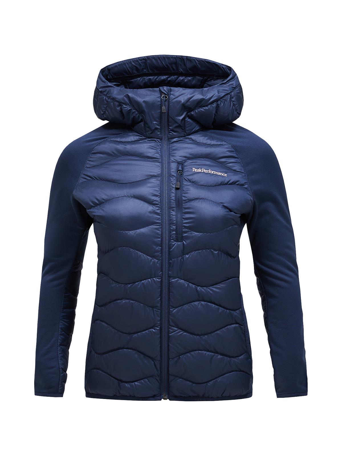 W Helium Down Hybrid Hood-BLUE SHADOW