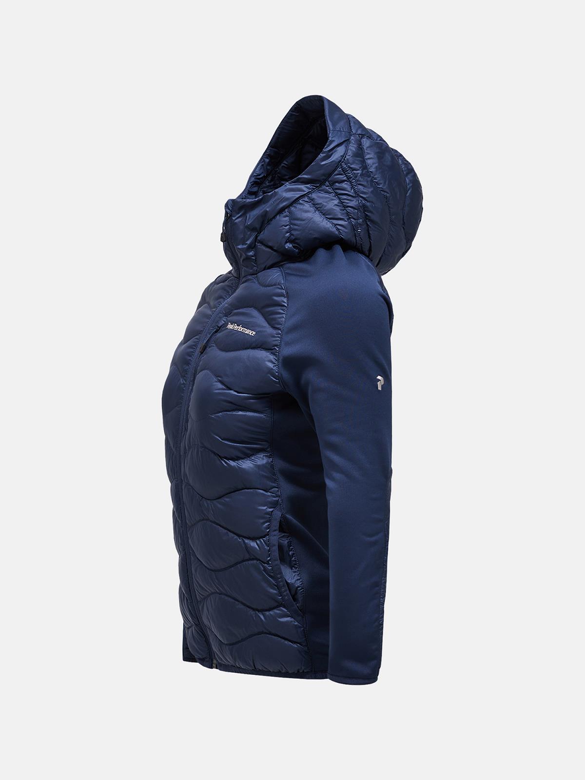 W Helium Down Hybrid Hood-BLUE SHADOW