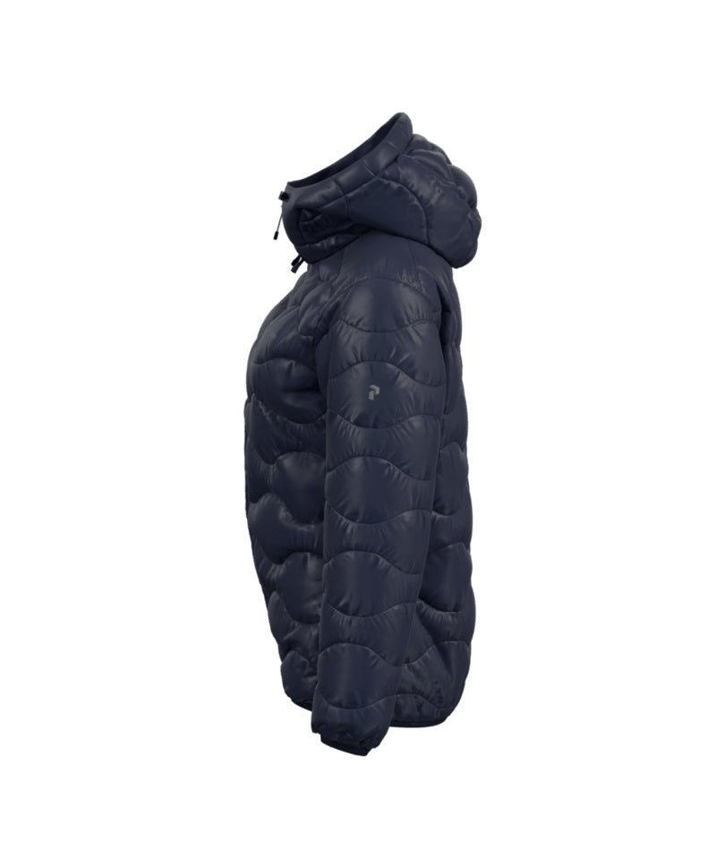 W Helium Down Hood Jacket-BLUE SHADOW