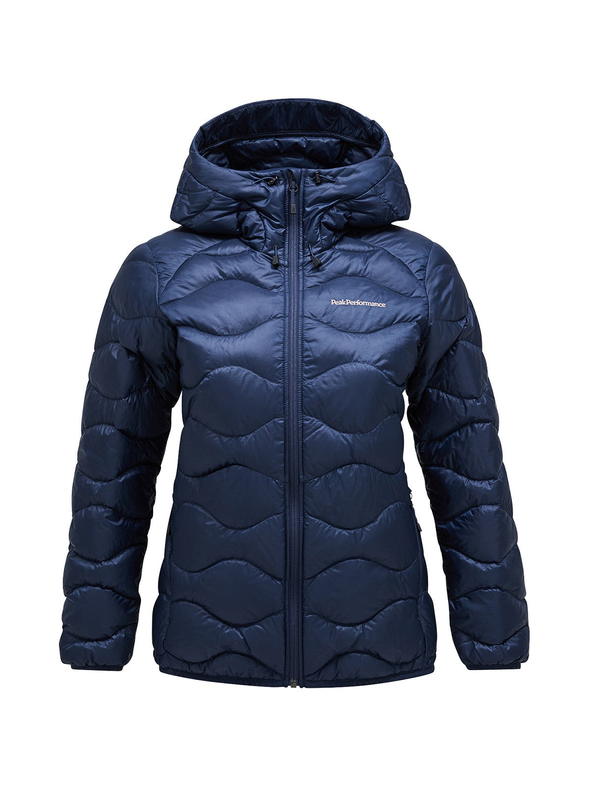 W Helium Down Hood Jacket-BLUE SHADOW