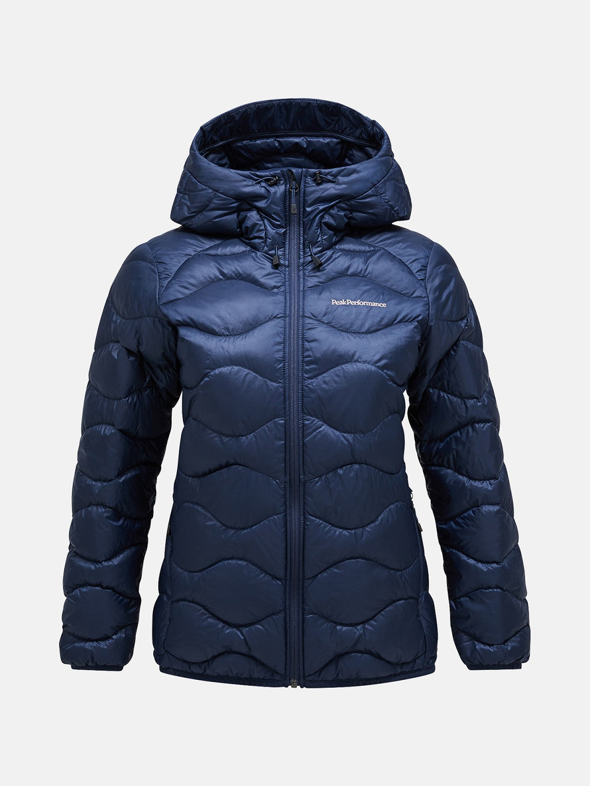 W Helium Down Hood Jacket-BLUE SHADOW