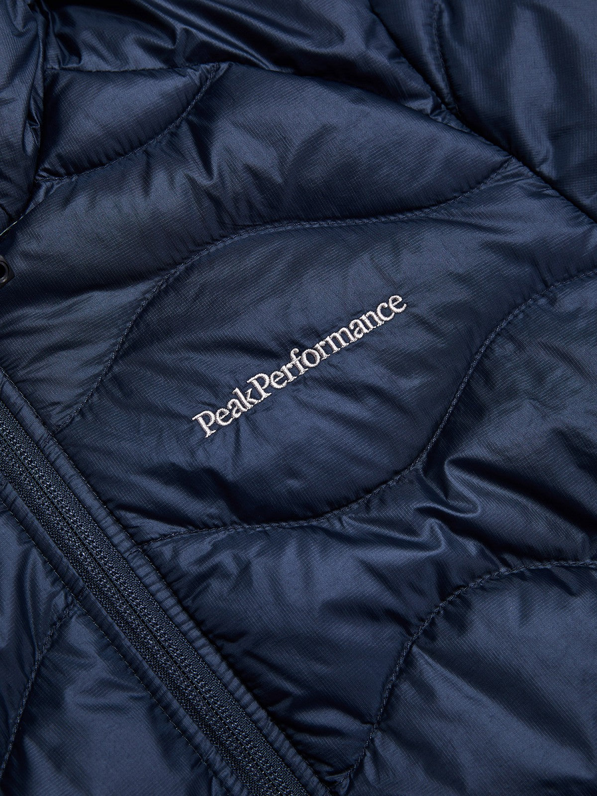 W Helium Down Hood Jacket-BLUE SHADOW