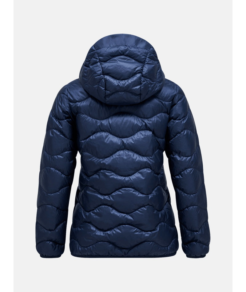 W Helium Down Hood Jacket-BLUE SHADOW