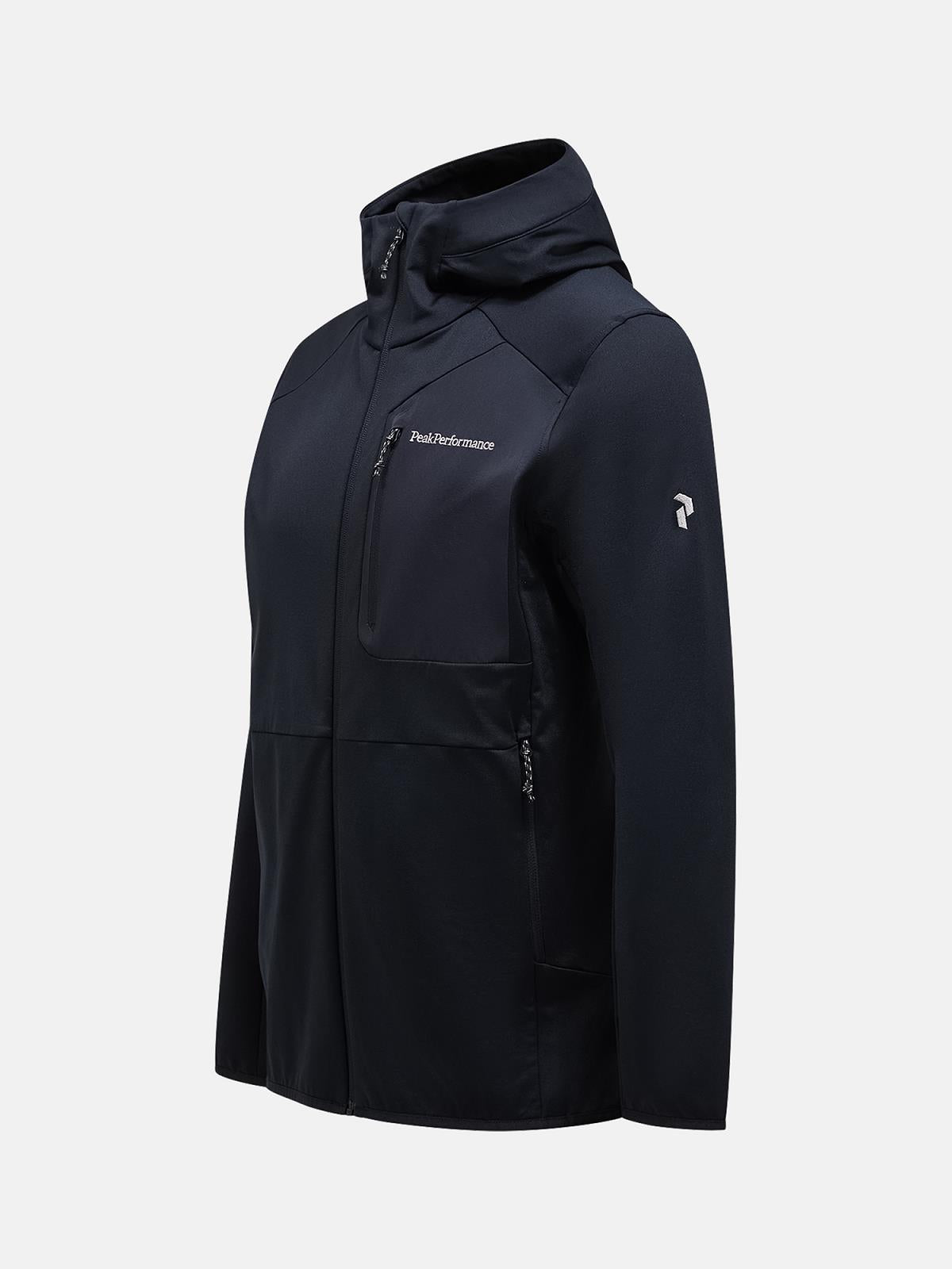 M Utility Light Zip Hood-BLACK-BLACK