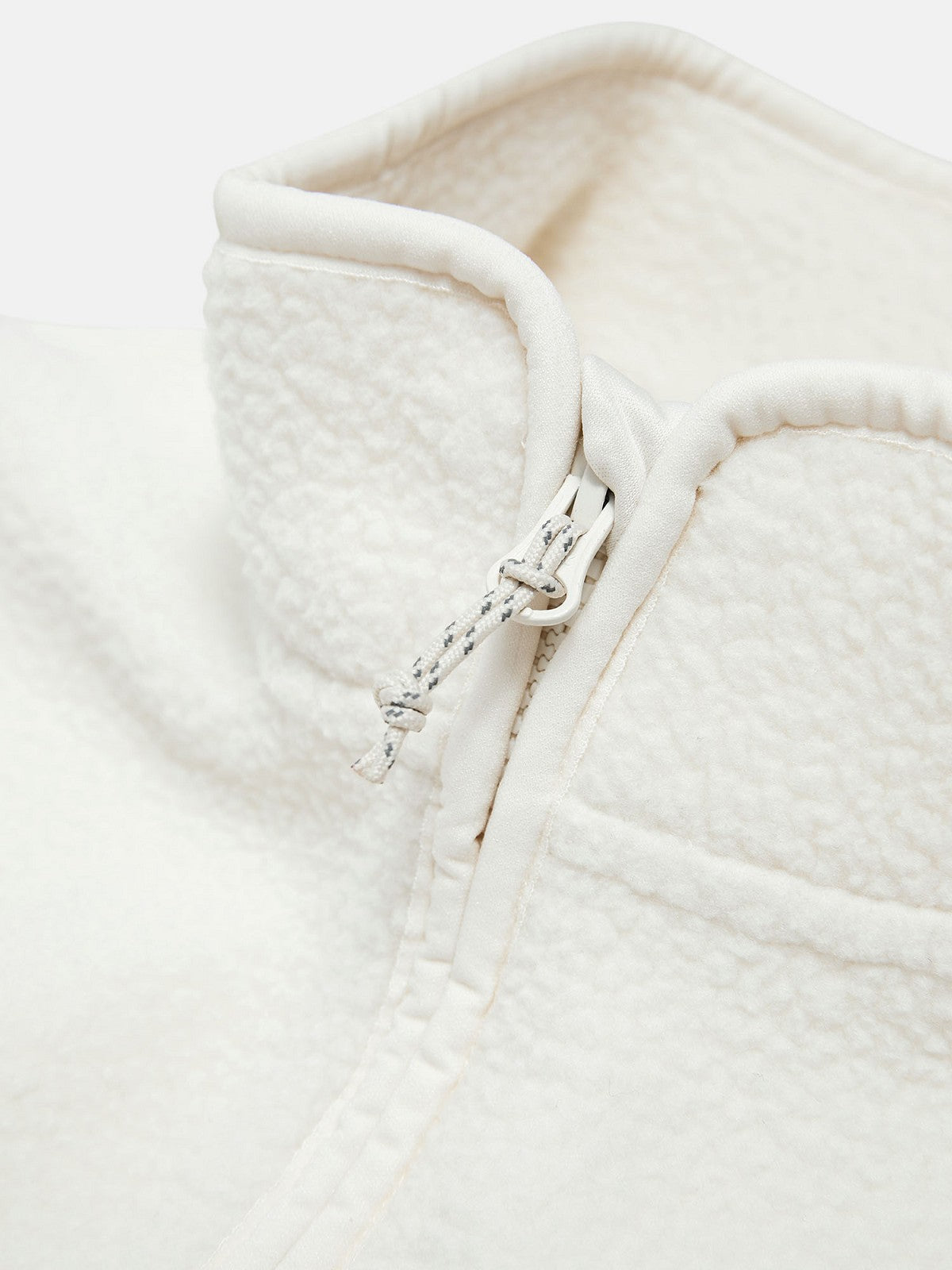 W Pile Vest-VINTAGE WHITE