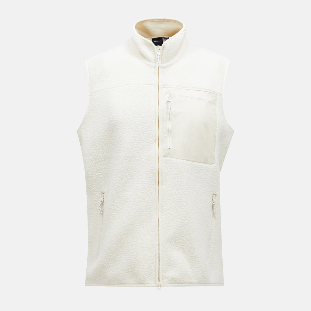 M Pile Vest-VINTAGE WHITE