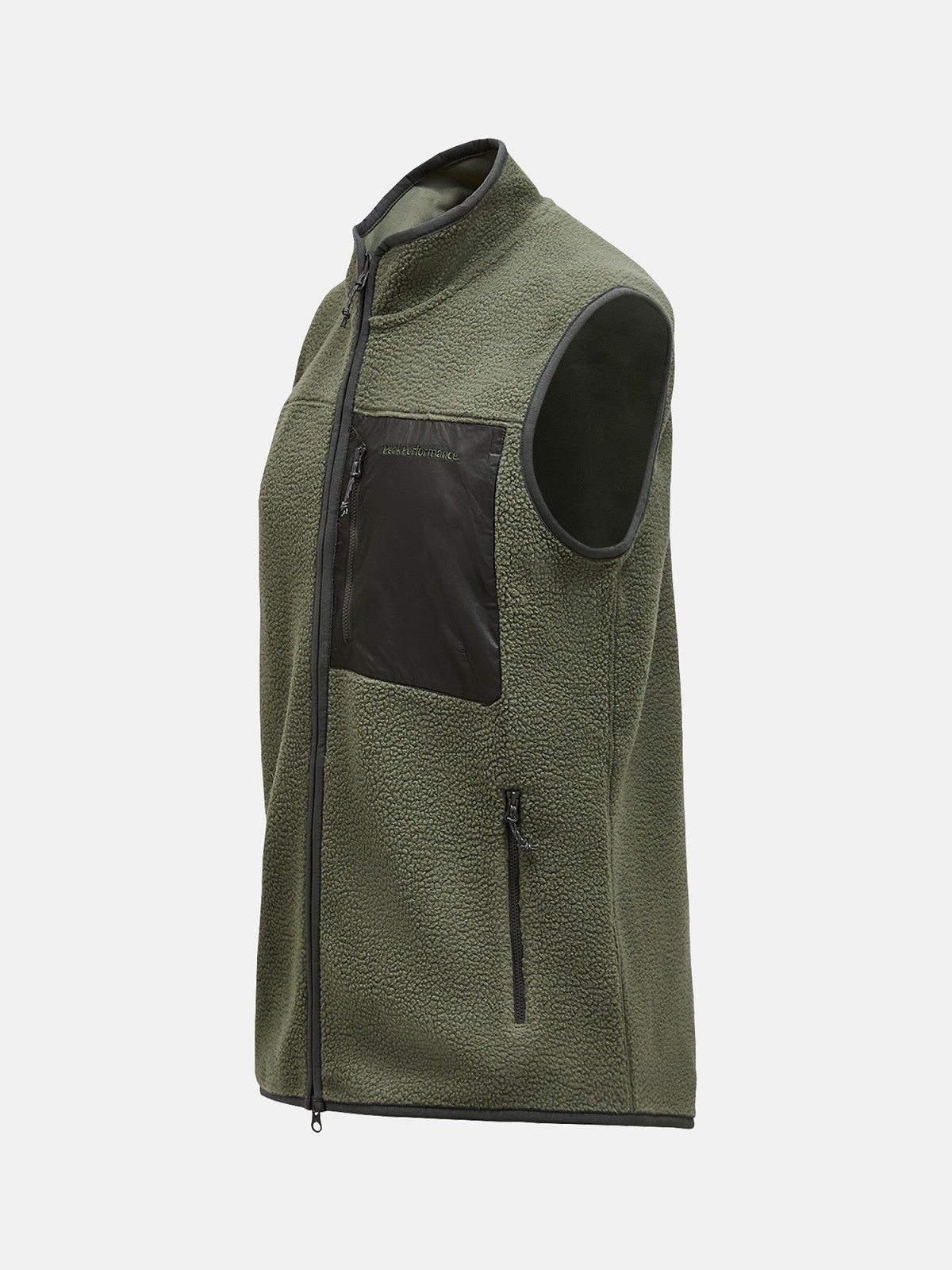M Pile Vest-PINE NEEDLE