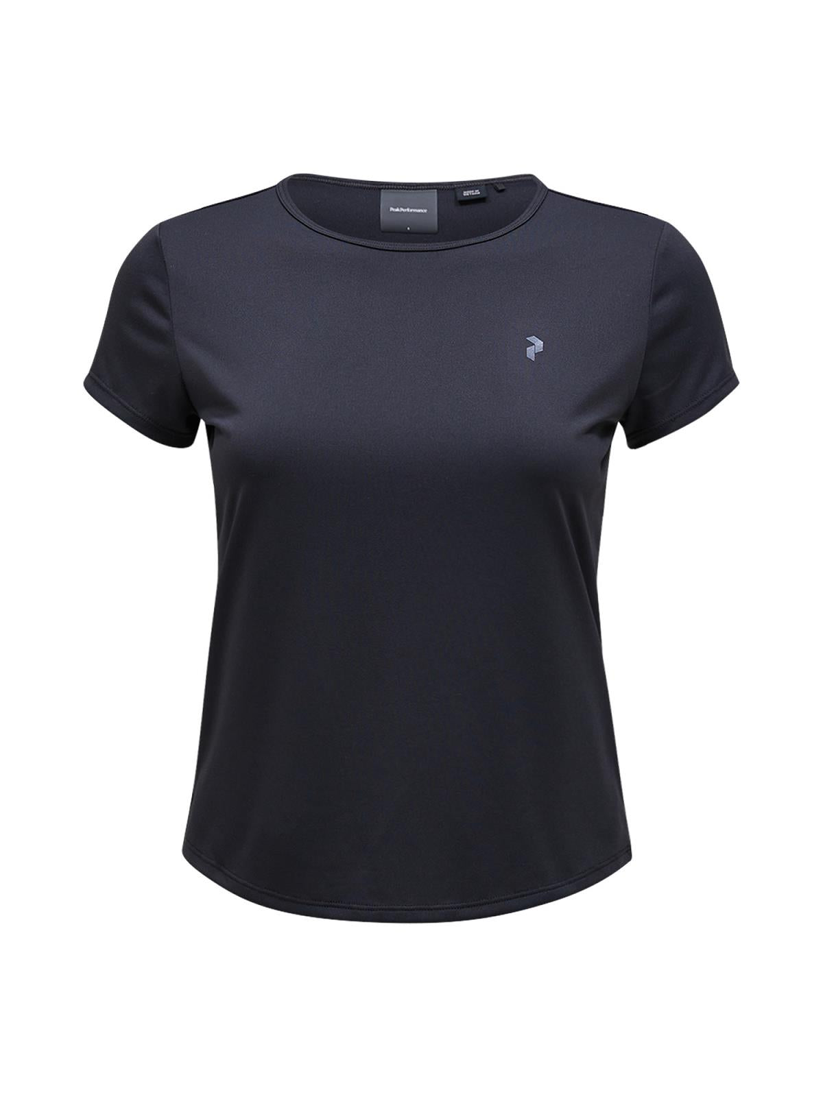 W Active Slim SS Tee-BLACK