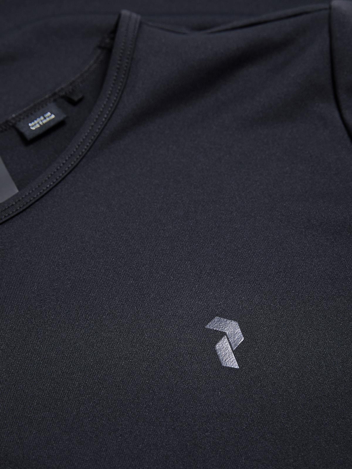 W Active Slim SS Tee-BLACK