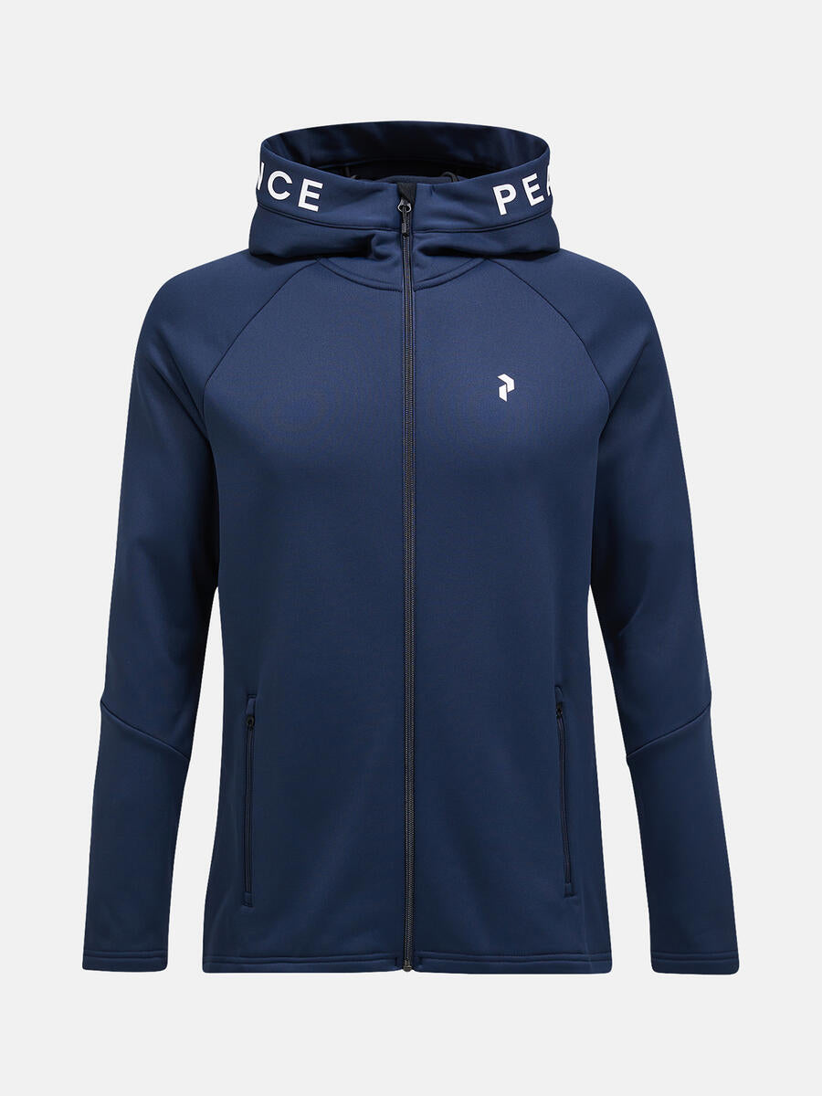 M Rider Zip Hood-BLUE SHADOW