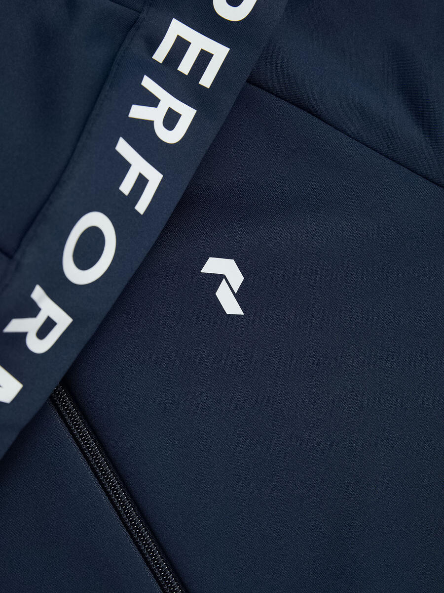 M Rider Zip Hood-BLUE SHADOW