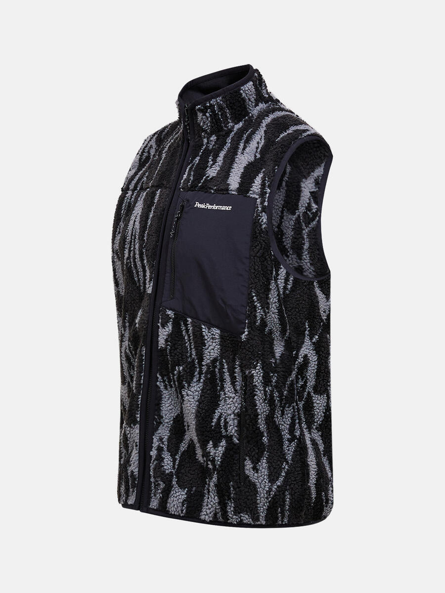 M Graphic Pile Vest