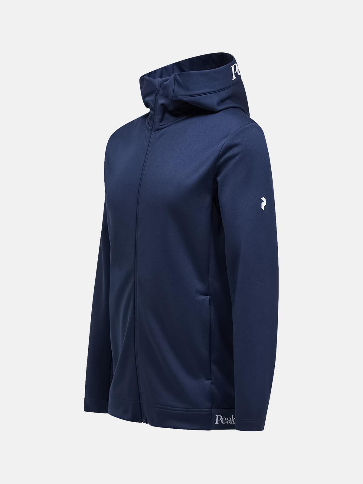 M Rider Tech Zip Hood-BLUE SHADOW