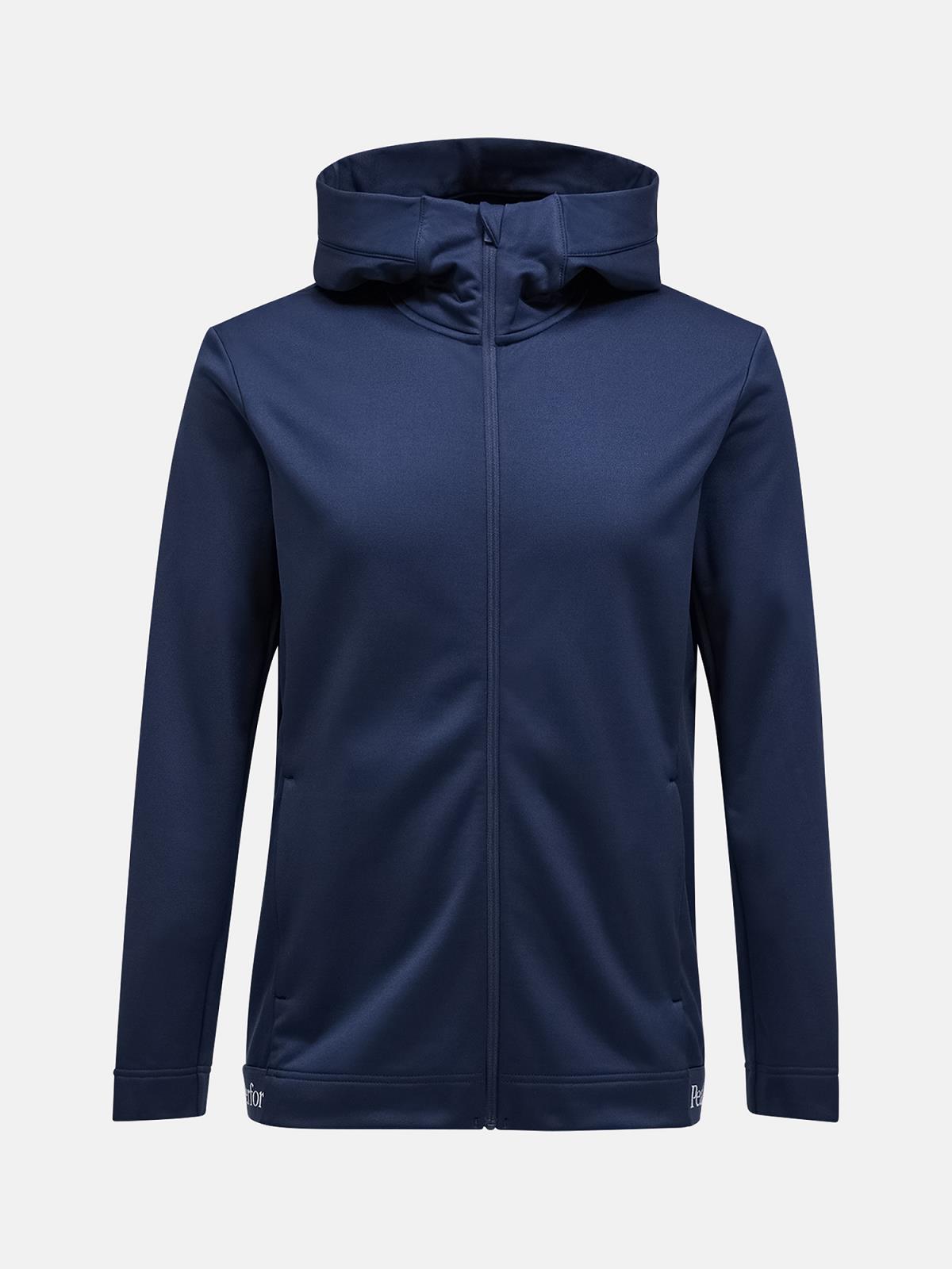 M Rider Tech Zip Hood-BLUE SHADOW