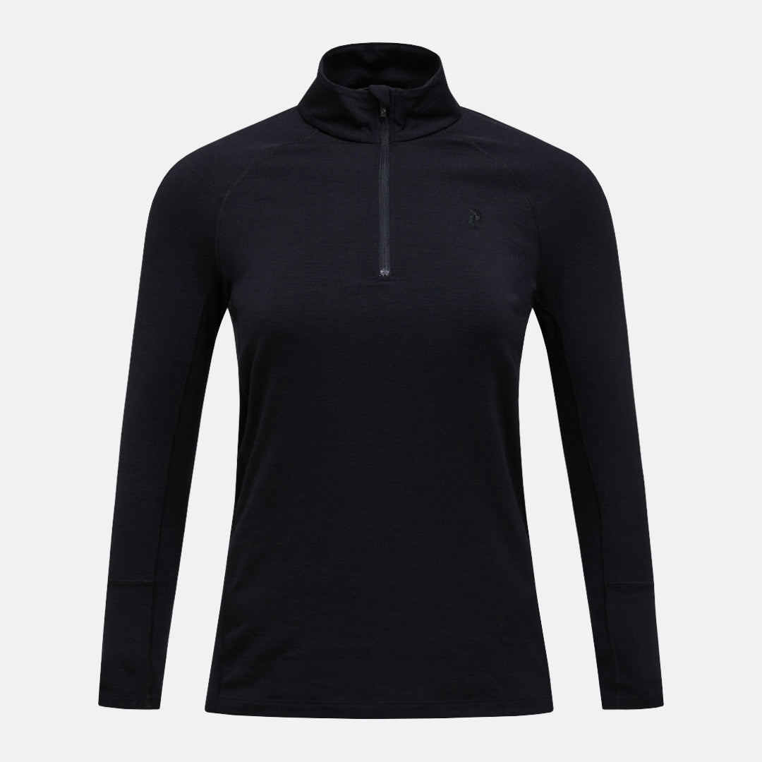 Magic Half Zip Wool-blend Baselayer Wome