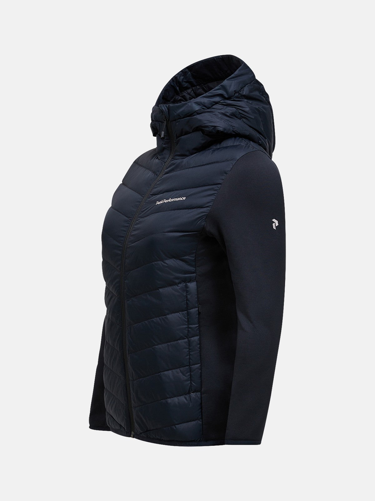 W Frost Down Hybrid Hood-BLACK