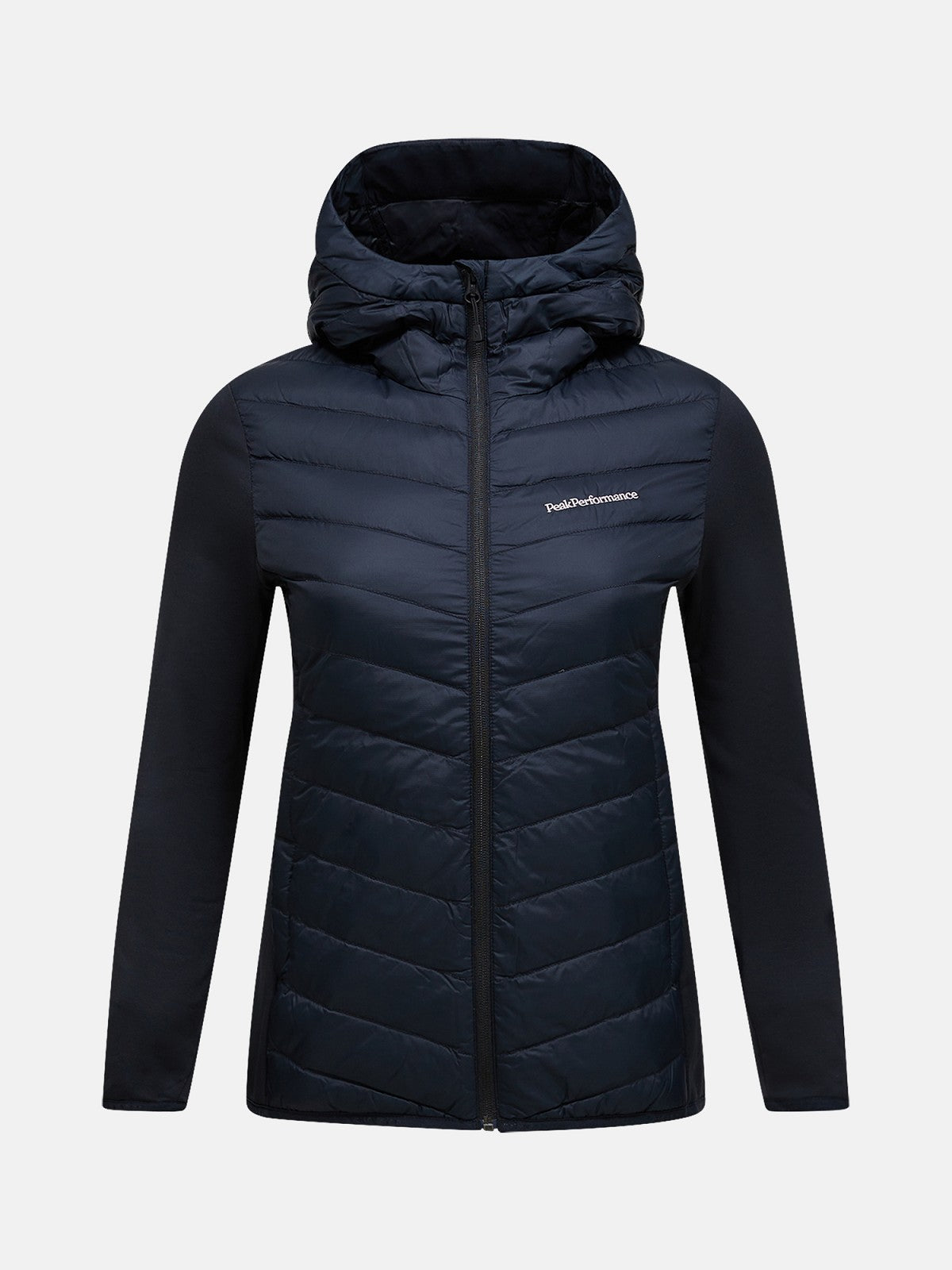 W Frost Down Hybrid Hood-BLACK