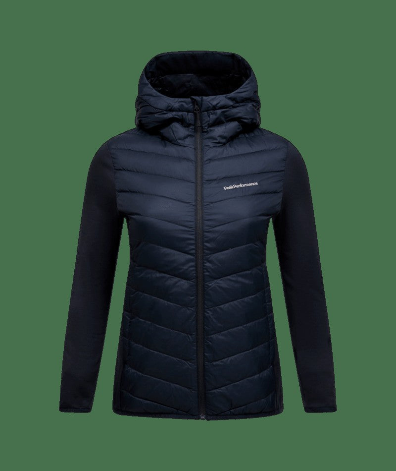 W Frost Down Hybrid Hood-BLACK