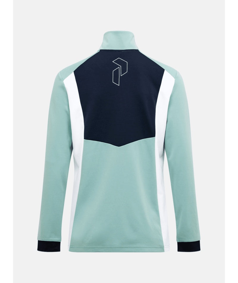 Swift Motion Midlayer Men Green Valley White