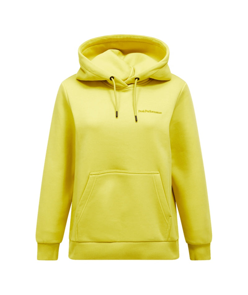Original Small Logo Hood Women Canary Lime
