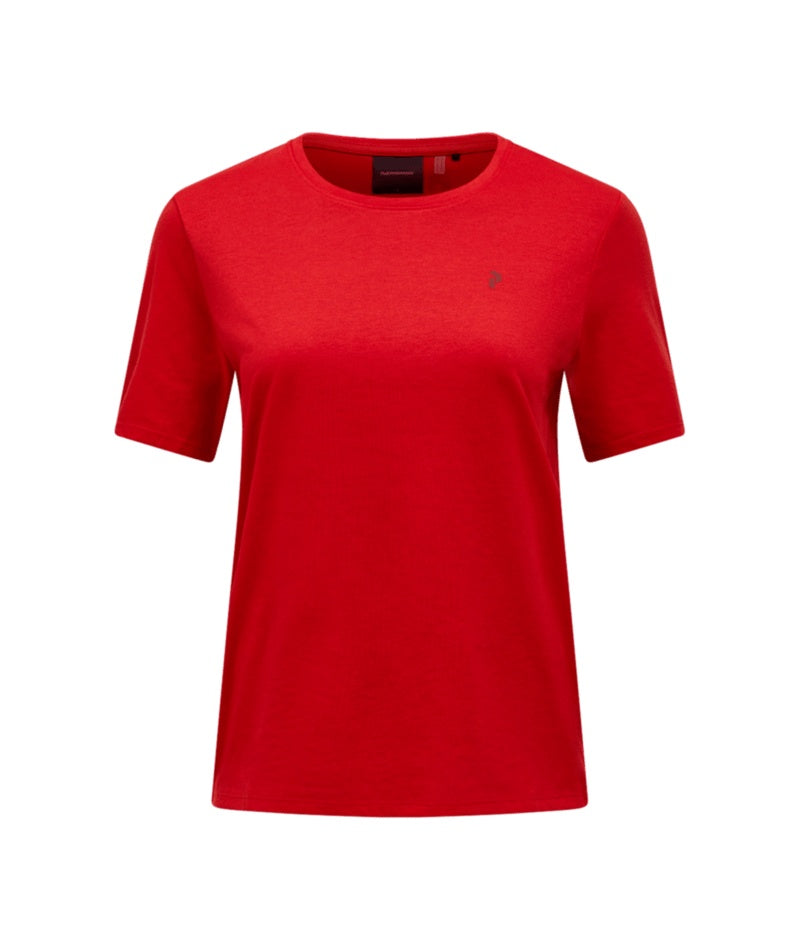 Explore Graphic Tee Women Red Pompeian