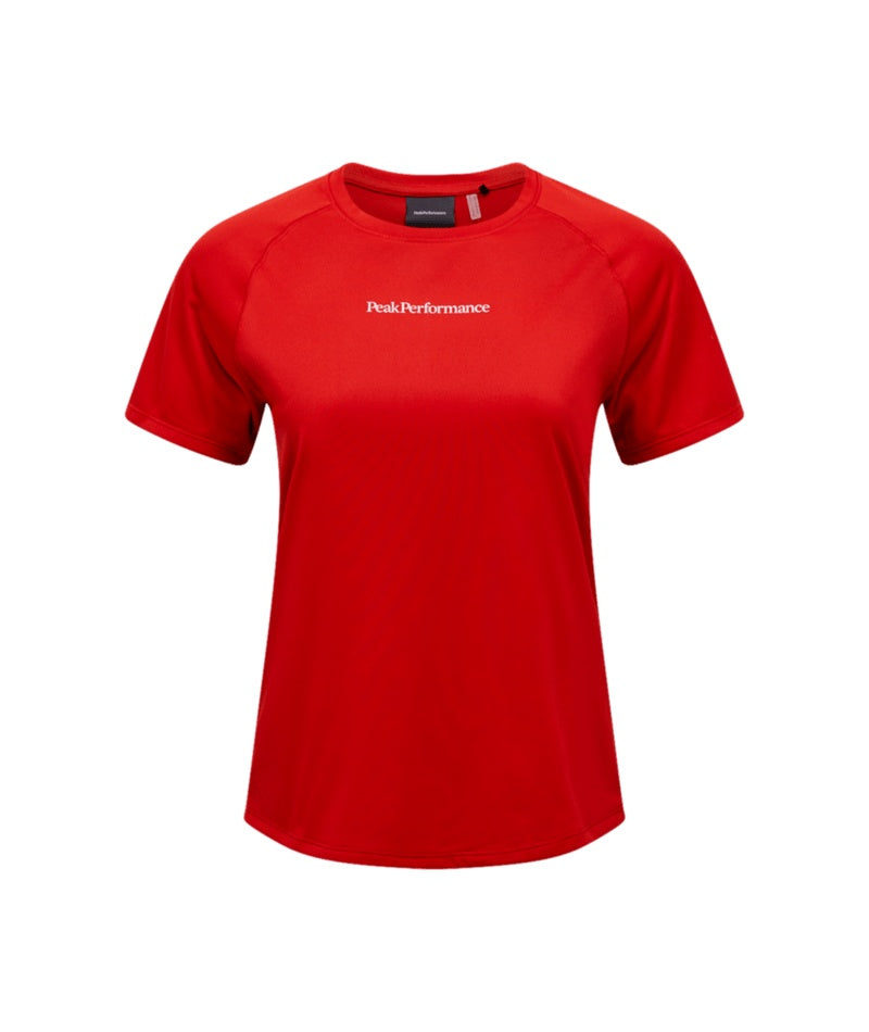 Active Tee Women Red Pompeian
