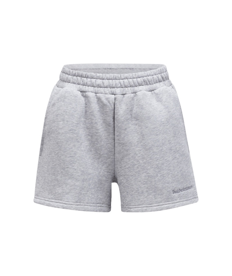 Original Small Logo Shorts Women Med Grey Melange