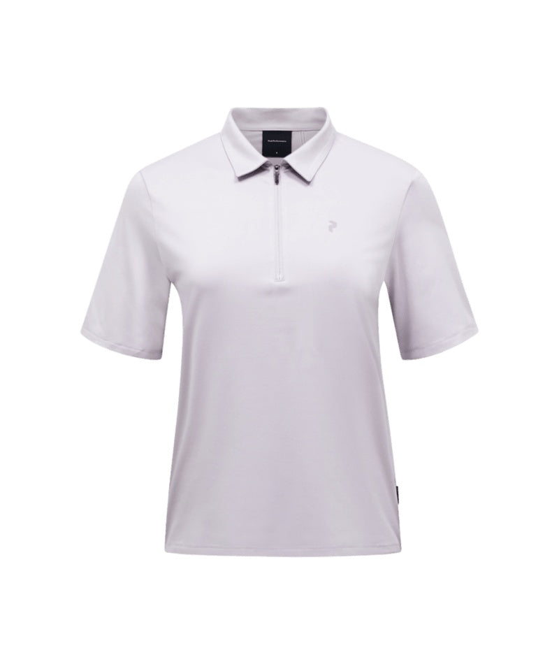 Comfort Zip Polo Women MIsty Lavender