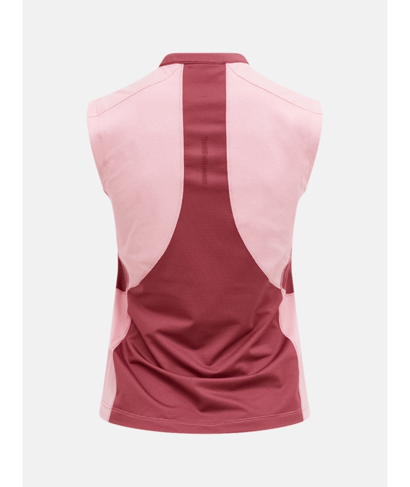 MountainBreath Sleveless Polo Women Warm Blush