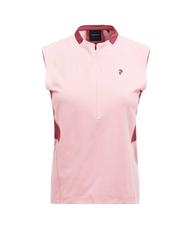 MountainBreath Sleveless Polo Women Warm Blush