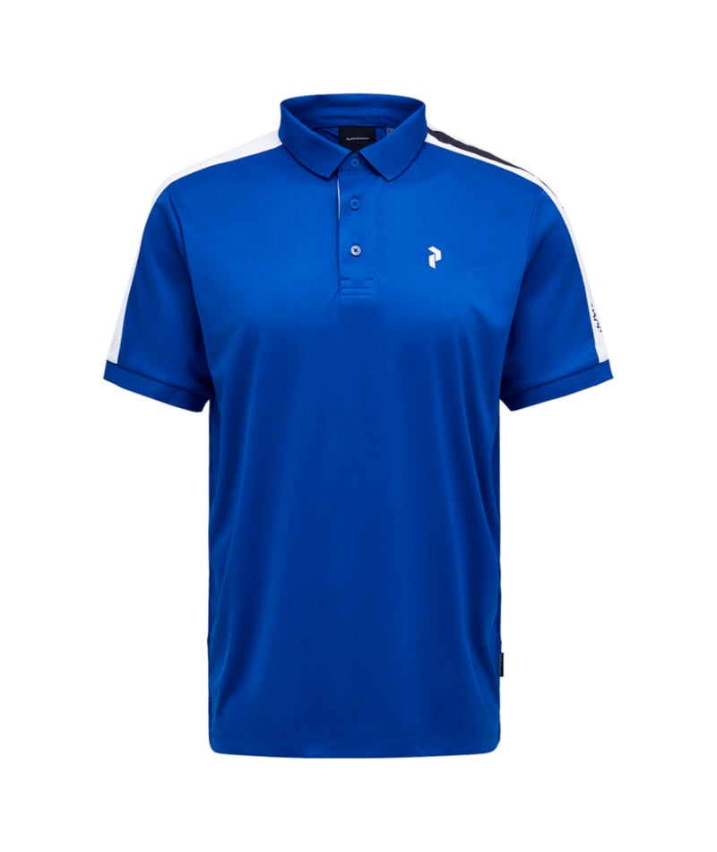 Player Polo Men True Bleu White