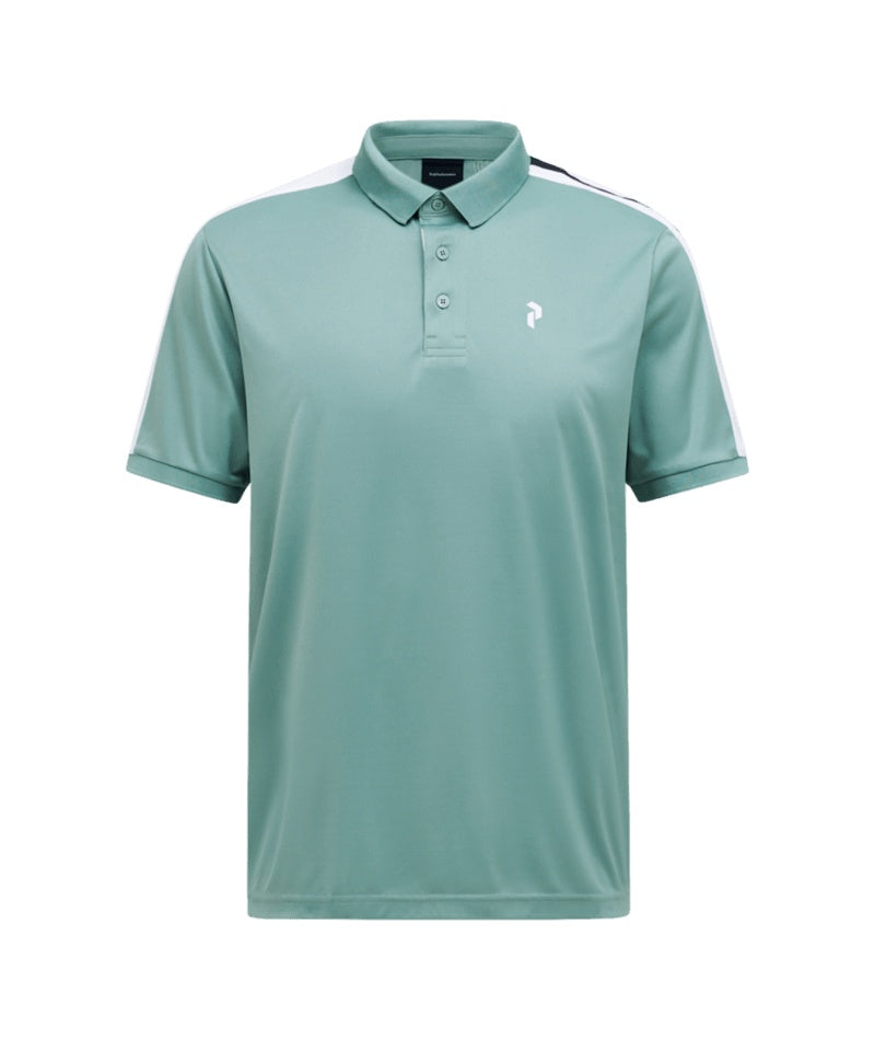 Player Polo Men Green Valley White