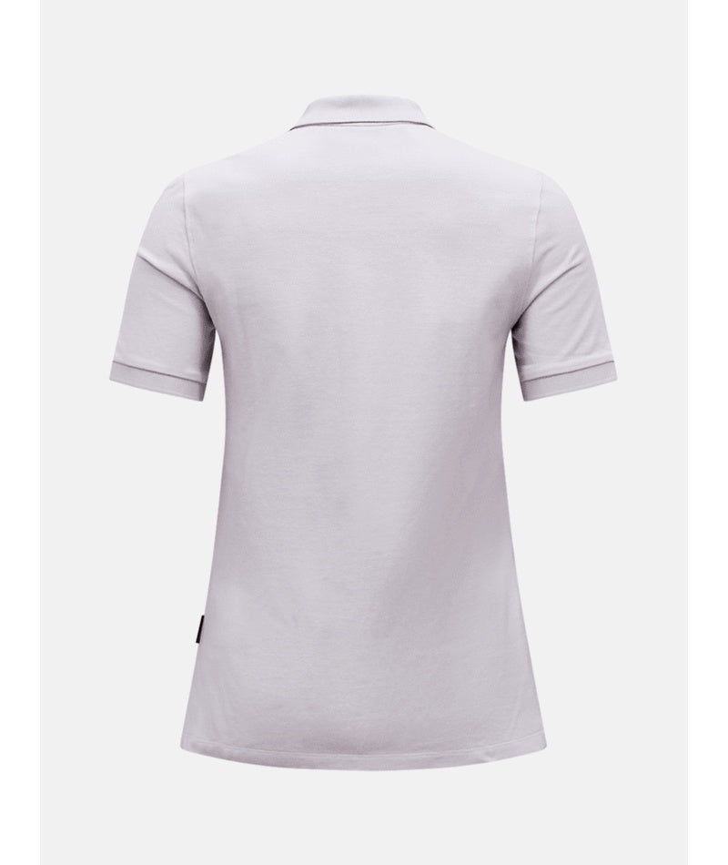 Classic Cotton Polo Women Mistyt Lavender