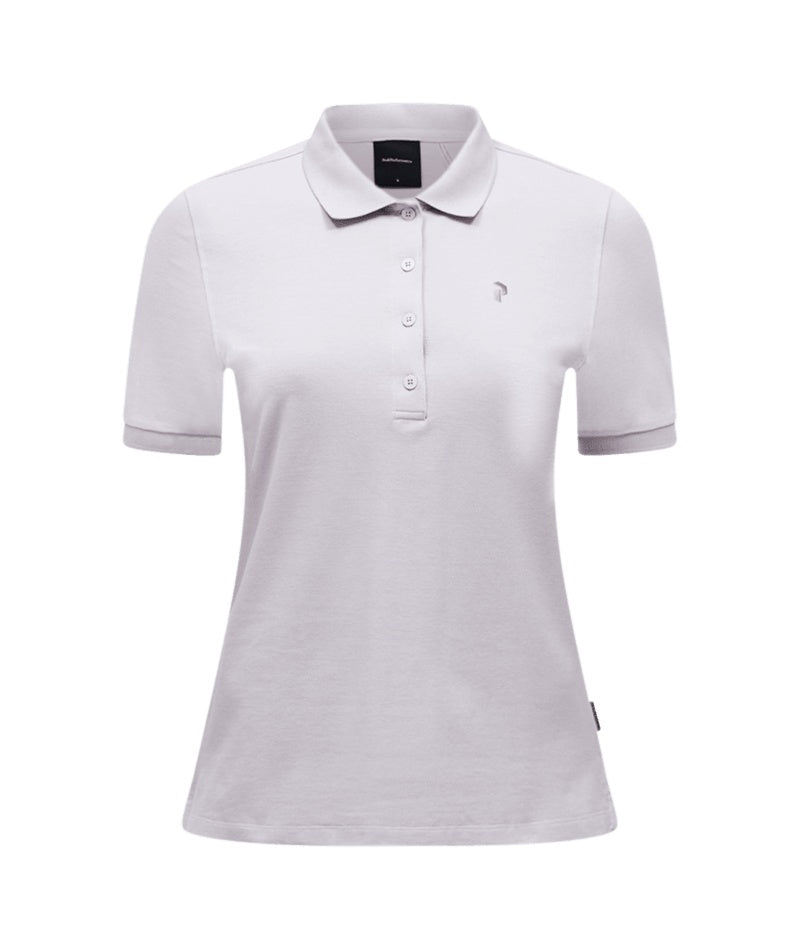 Classic Cotton Polo Women Mistyt Lavender