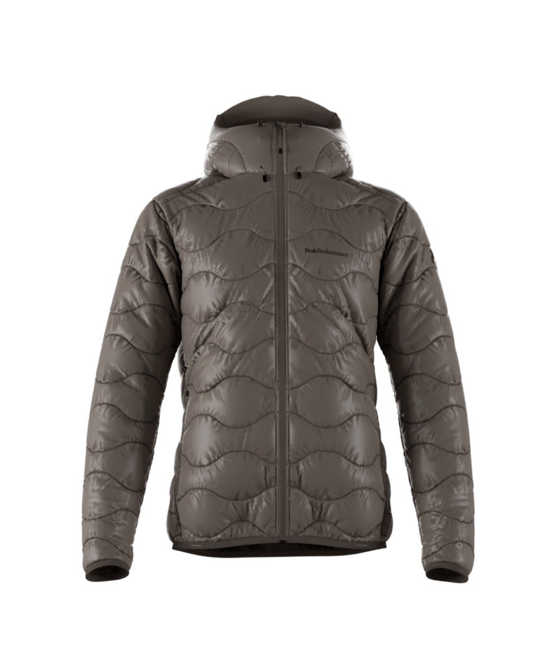 Helium Down Hood Jacket Men Terrain Tan