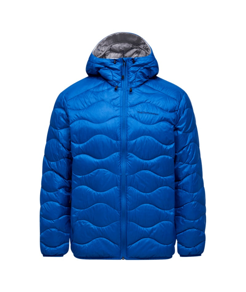 Helium Down Hood Jacket Men True Blue Summit Smoke
