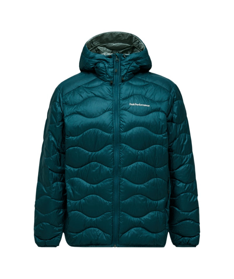 Helium Down Hood Jacket Men Ponderosa Pine Green Valley