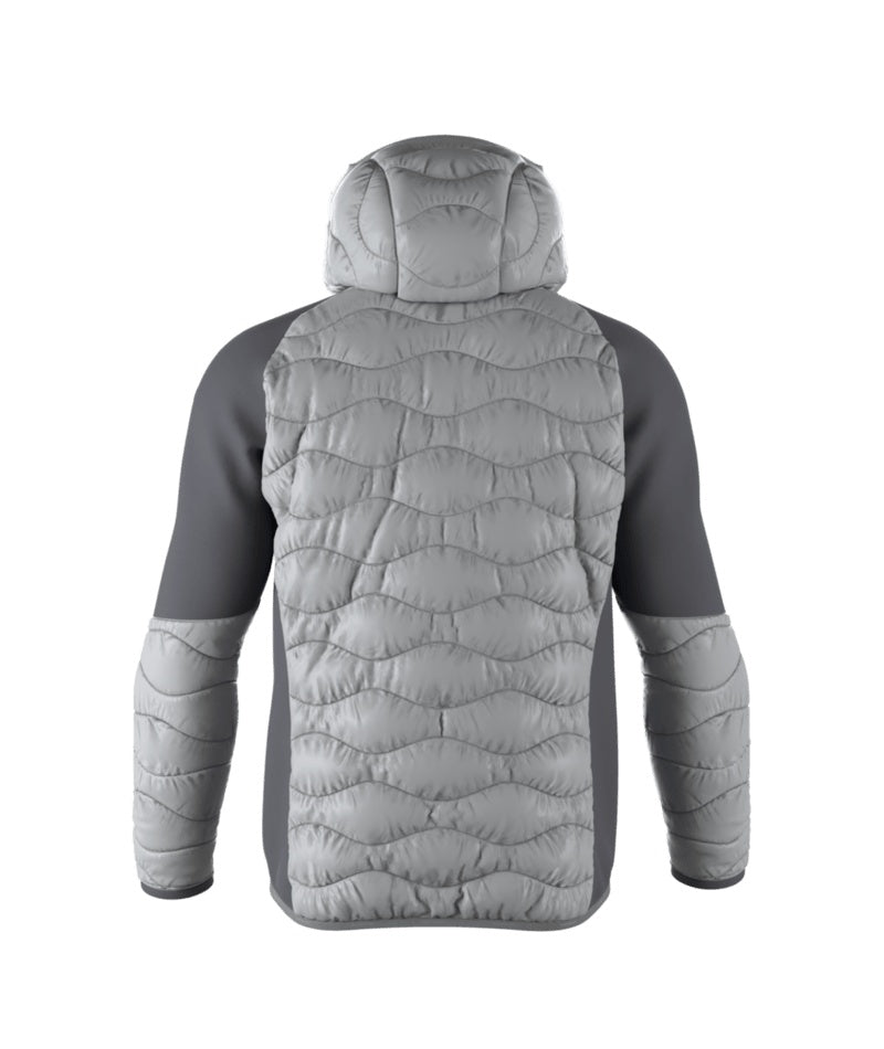 Helium Down Hybrid Hood Men Summit Smoke Quiet Grey