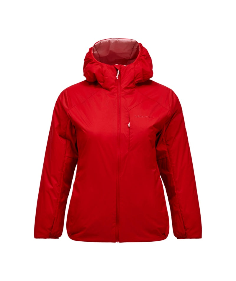 Freelight Reversible Insulated Hood Jacket W Red ¨Pompeian Warm Blush