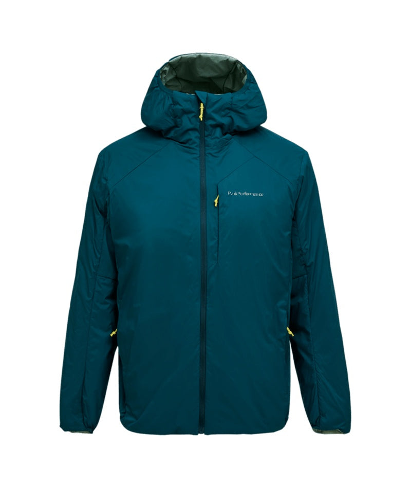 Freelight Reversible Insulated Hood Jacket M Ponderosa Pine Green Valley