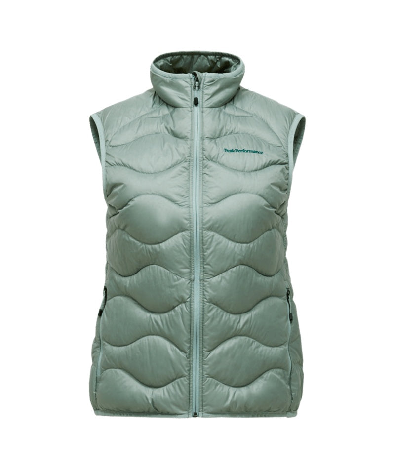 Helium Down Vest Women Green Valley
