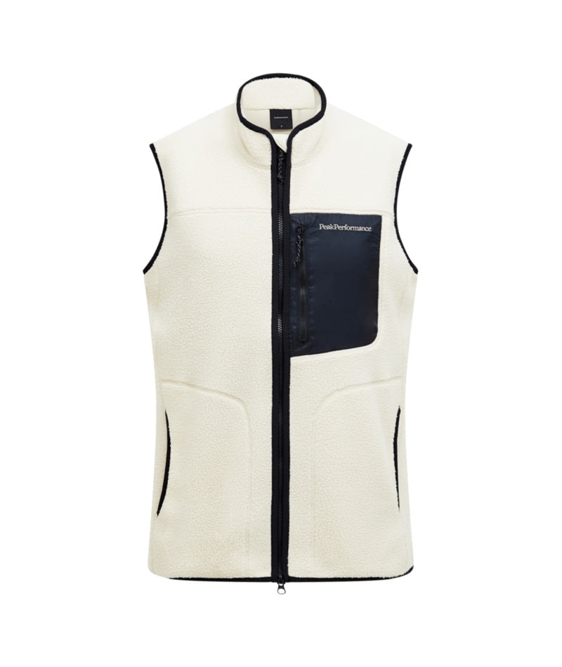 NatureRush Pile Vest Men Sand Fog Black