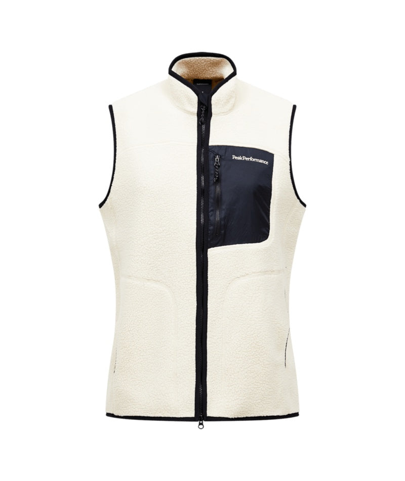 NatureRush Pile Vest Men Sand Fog Black